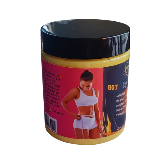 🔥 Natural Slimming Hot Cream – Fat Burning Gel for Waist, Belly & Cellulite
